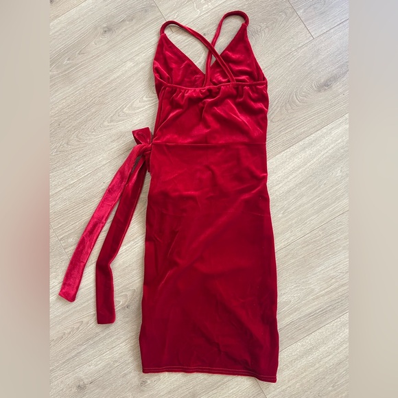 Red Velvet Dress - Picture 4 of 5